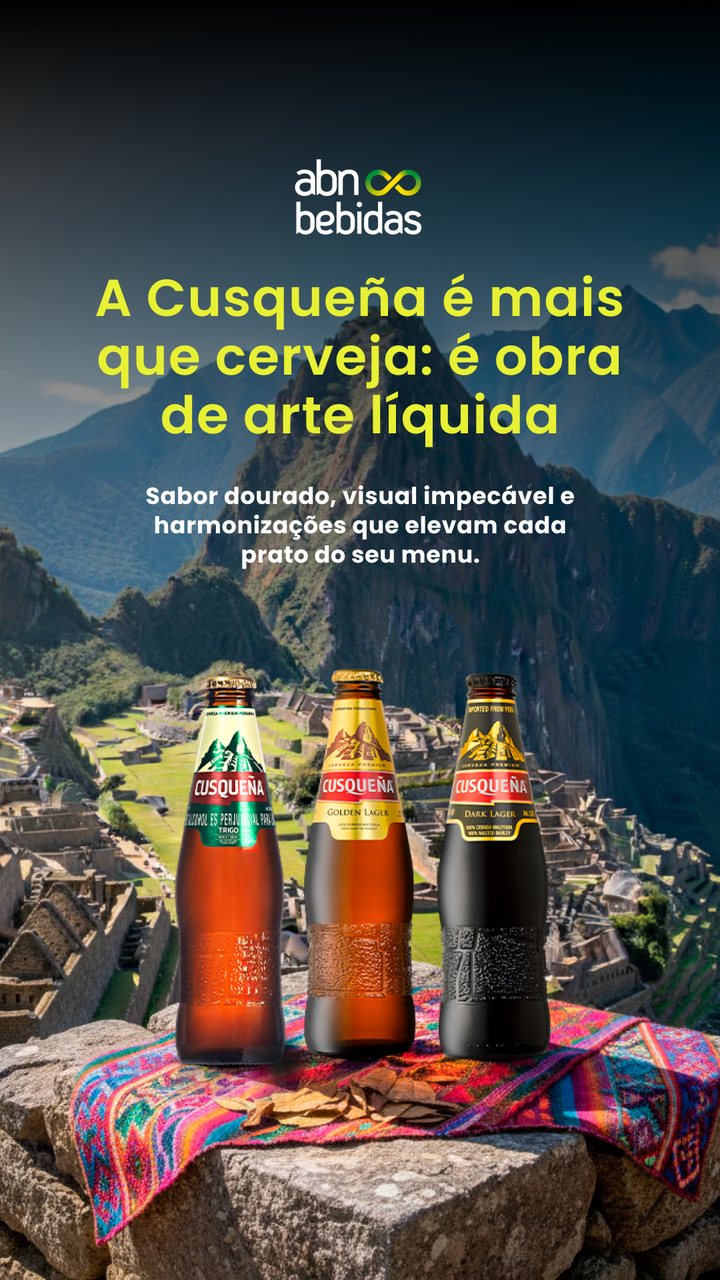 Cusqueña — obra de arte líquida
